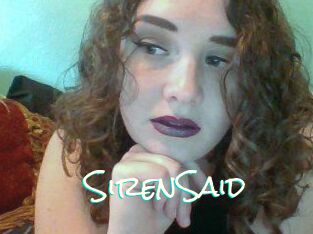 SirenSaid